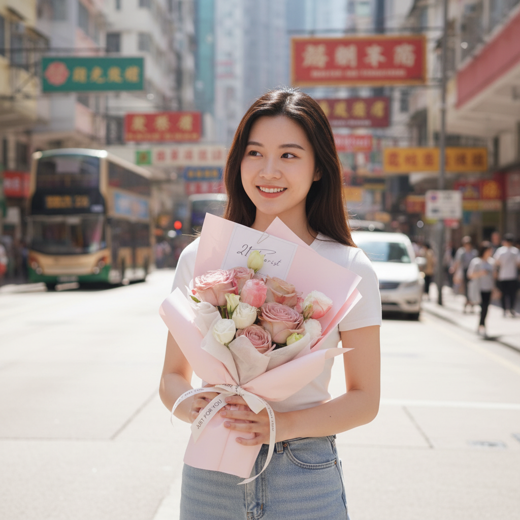 21 Florist Hong Kong — real bouquet photo 1