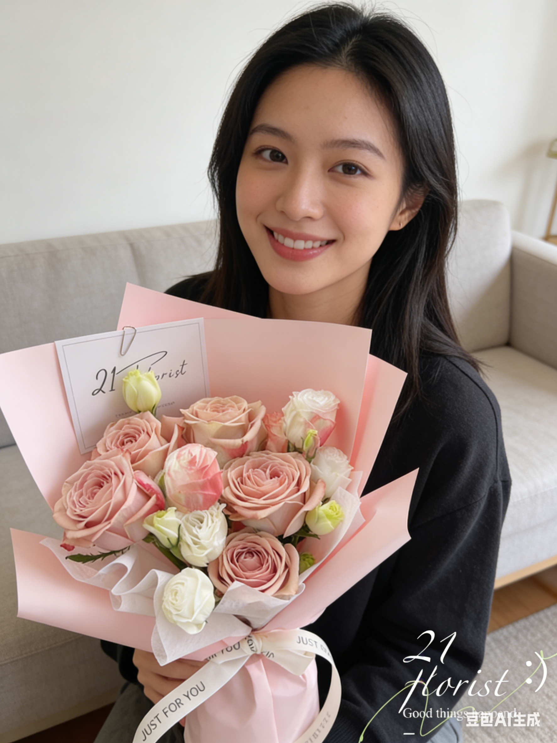 21 Florist Hong Kong — real bouquet photo 4